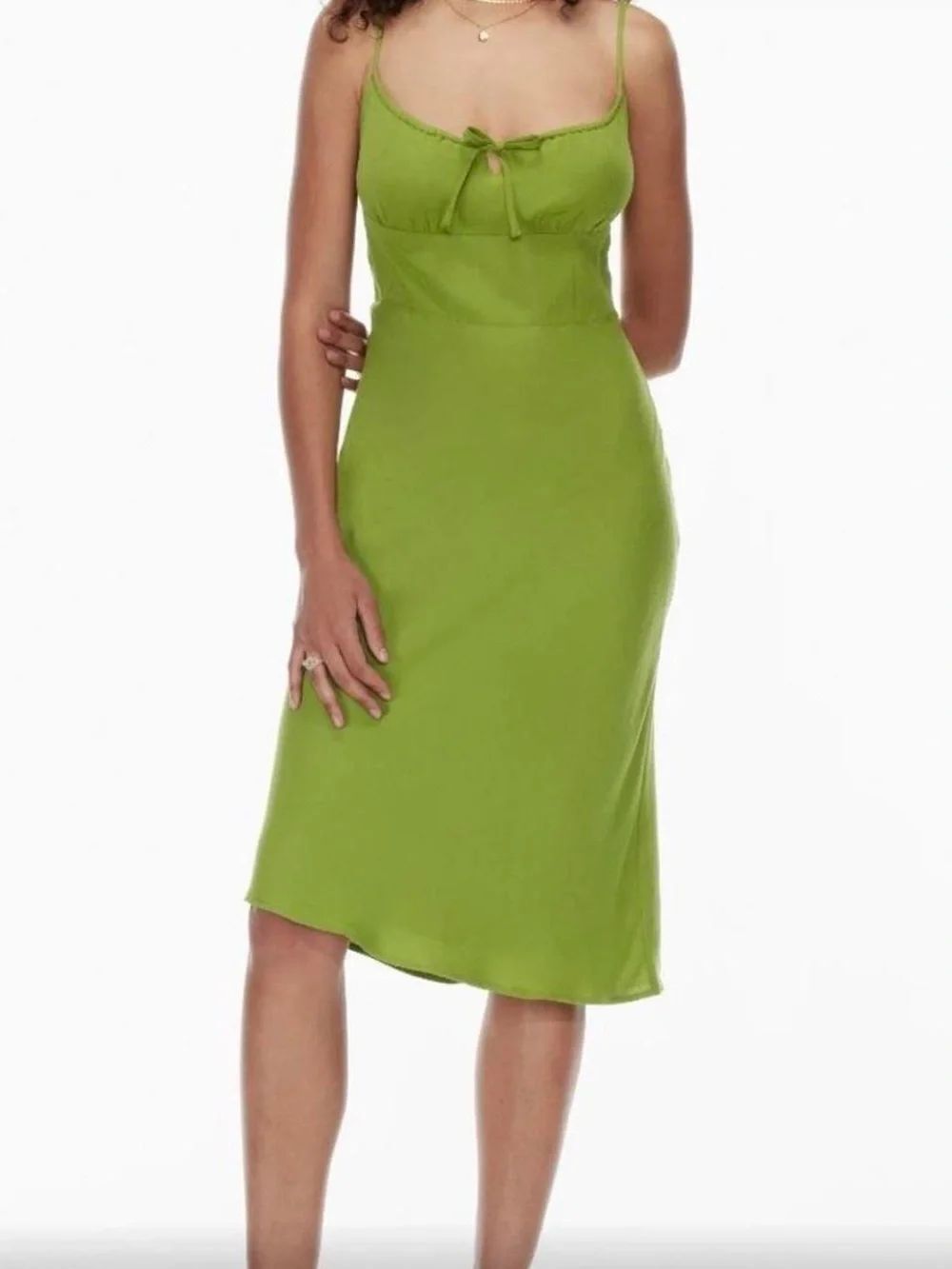 Aritzia Wilfred Bellow Dress in Succulent Green Size 12